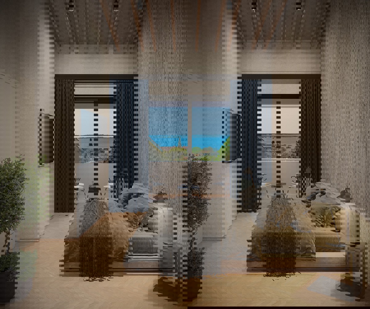 Projekt dveh hiš s pogledom na morje v bližini Fažane