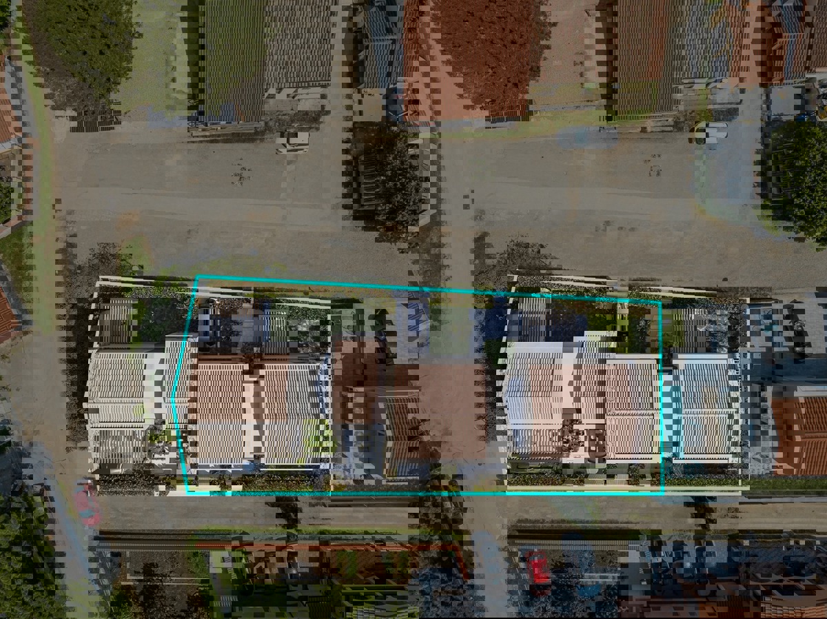 Projekt dveh hiš s pogledom na morje v bližini Fažane