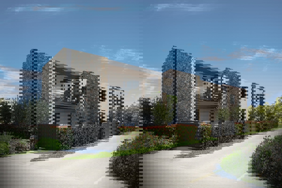 Projekt dveh hiš s pogledom na morje v bližini Fažane