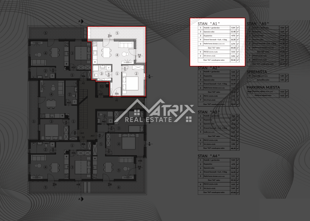 Območje Pule, stanovanje s teraso in vrtom v novogradnji