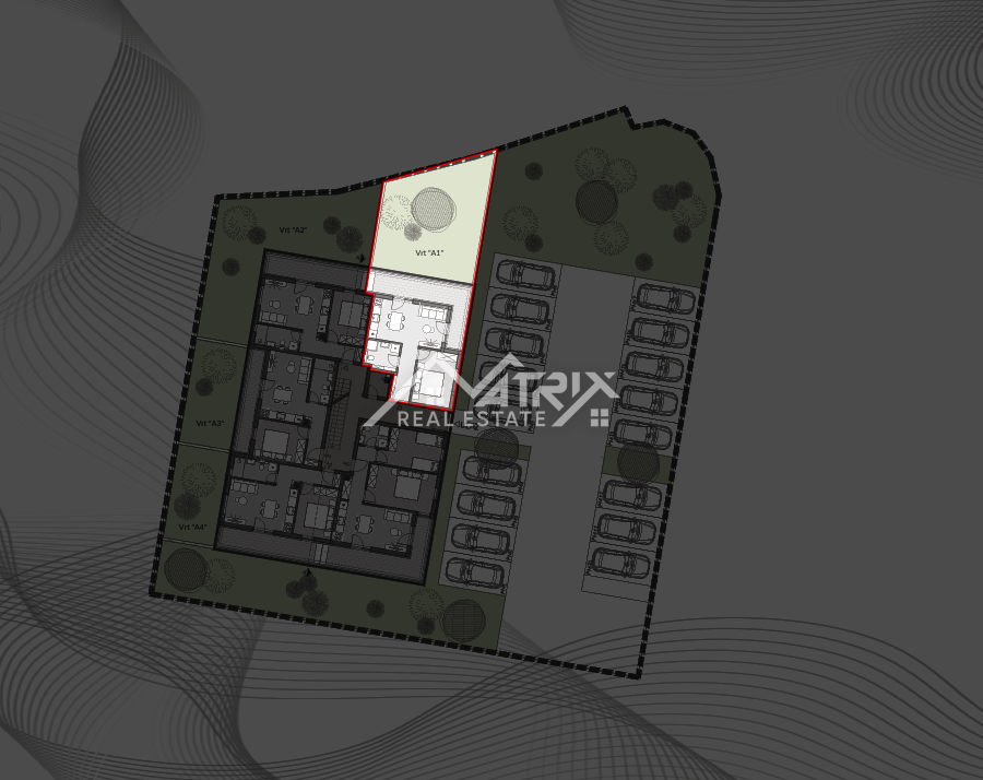 Območje Pule, stanovanje s teraso in vrtom v novogradnji