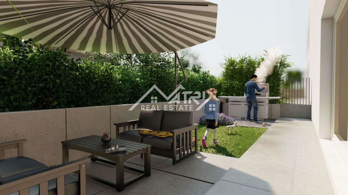 Poreč, moderna novogradnja v bližini morja in centra mesta