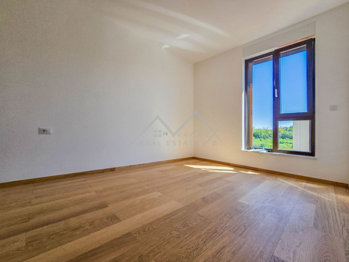 Labin, moderen penthouse s pogledom na morje in stari grad