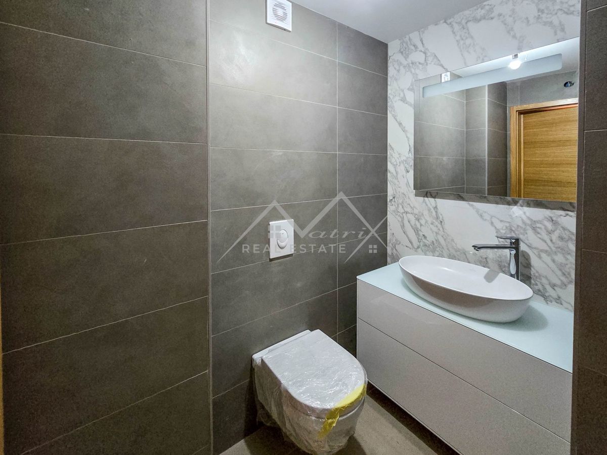 Labin, moderen penthouse s pogledom na morje in stari grad