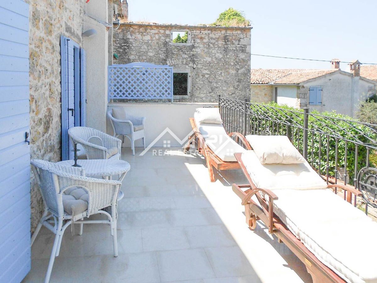 Poreč okolica, prenovljena kamnita hiša z vrtom, opremljena