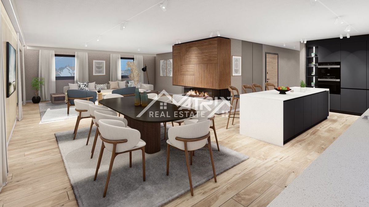 Poreč, penthouse s strešno teraso in pogledom na morje