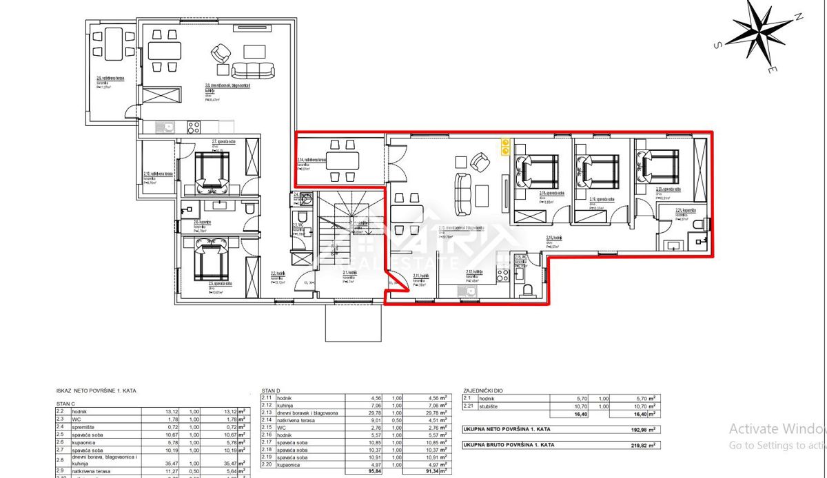 Poreč, stan na prvom katu u blizini mora