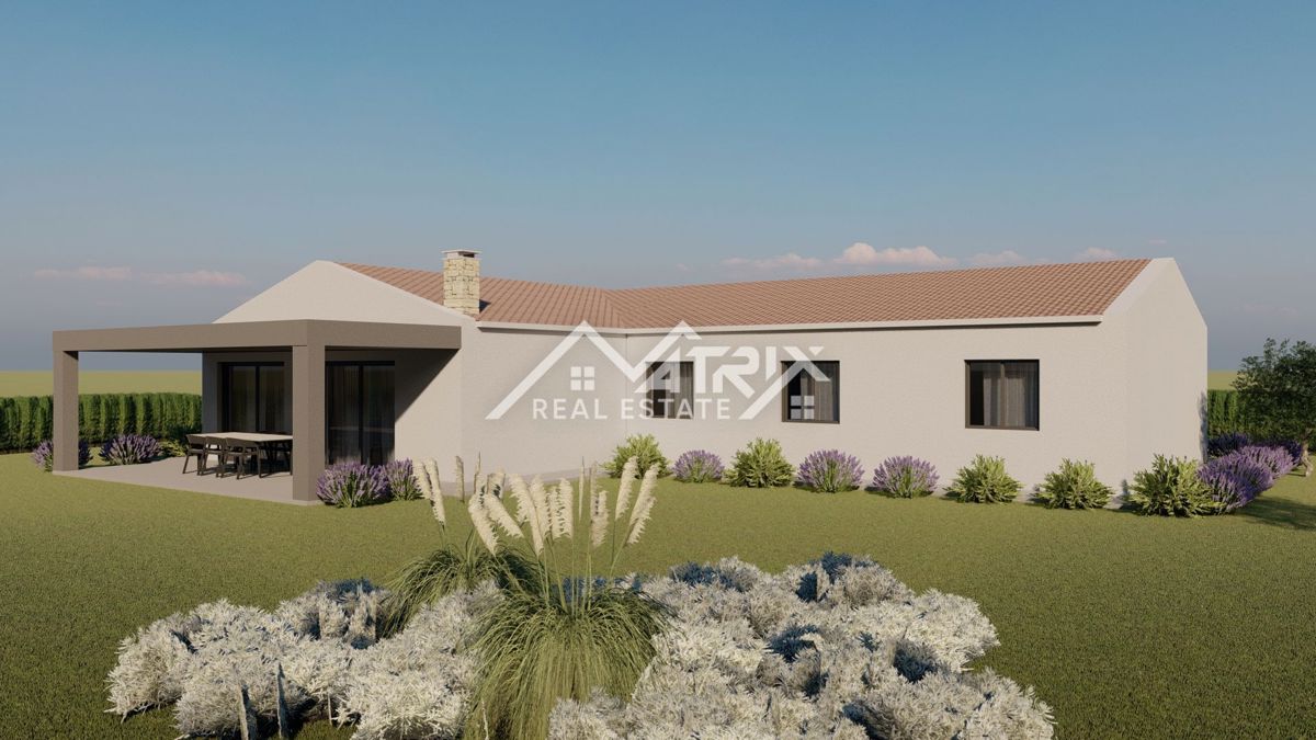 Območje okoli Poreča, gradbeno zemljišče z gradbenim dovoljenjem