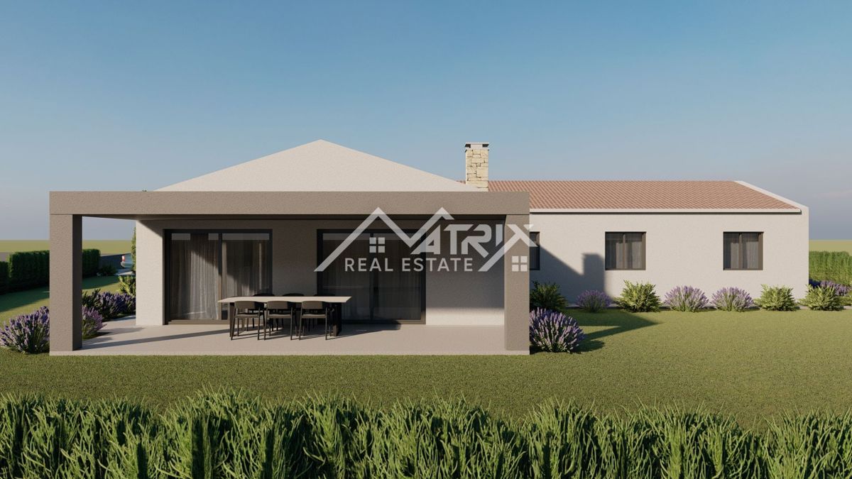 Območje okoli Poreča, gradbeno zemljišče z gradbenim dovoljenjem