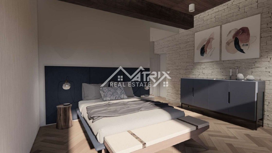 Buj okolica– kamnita hiša s panoramskim razgledom, gradbenim dovoljenjem in projektom za prenovo