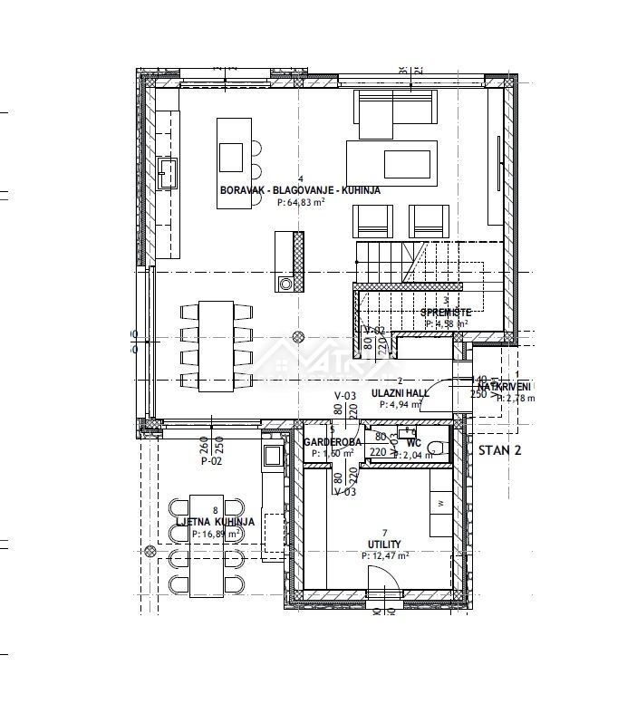 Poreč, moderna vila z bazenom, 2 km od morja in centra
