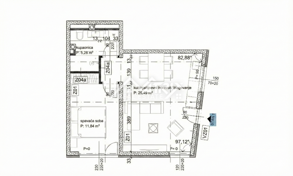 Poreč okolica, pritlično stanovanje z vrtom in teraso