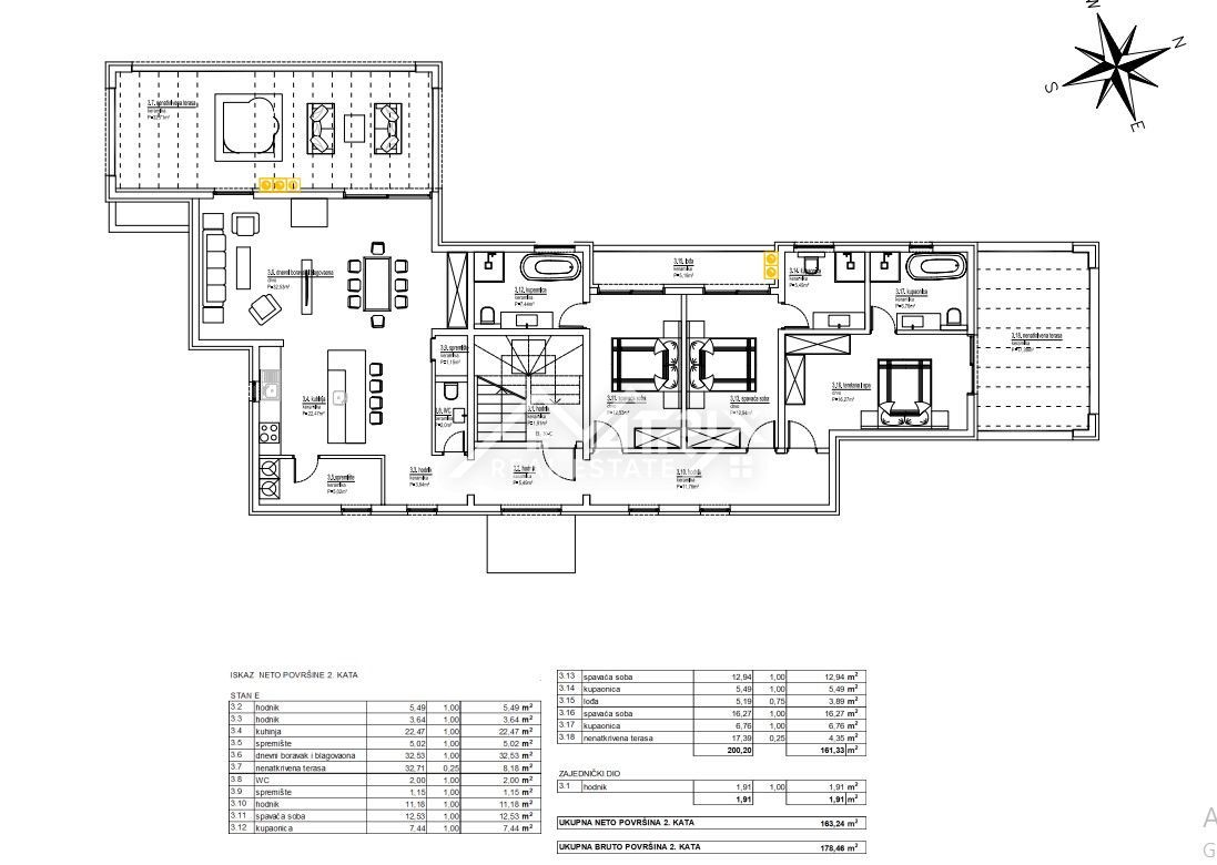 Poreč, penthouse 800 metrov od morja