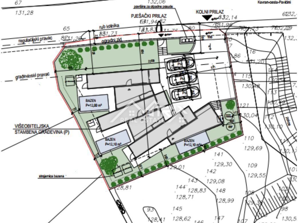 Marčana okolica, Modularna hiša z bazenom in teraso