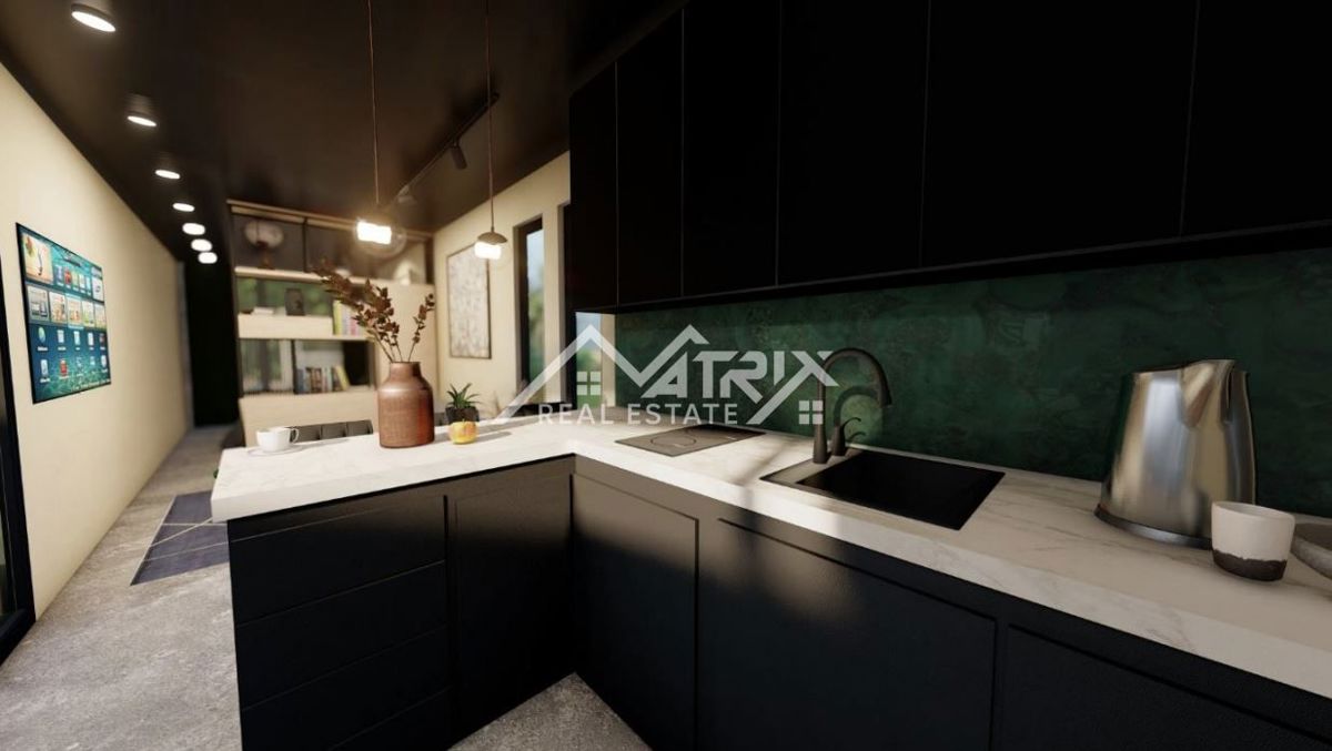 Marčana okolica, Modularna hiša z bazenom in teraso