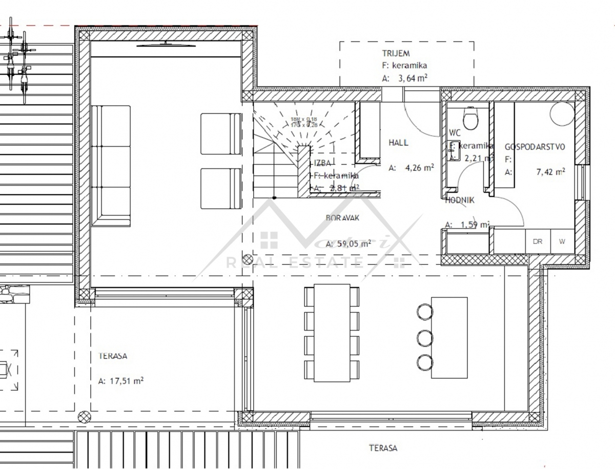 Hiša Poreč, 200m2
