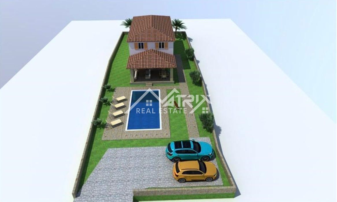 Okolica Barbana, gradbena parcela s projektom