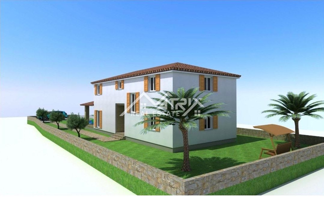 Okolica Barbana, gradbena parcela s projektom
