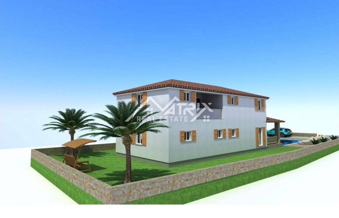Okolica Barbana, gradbena parcela s projektom