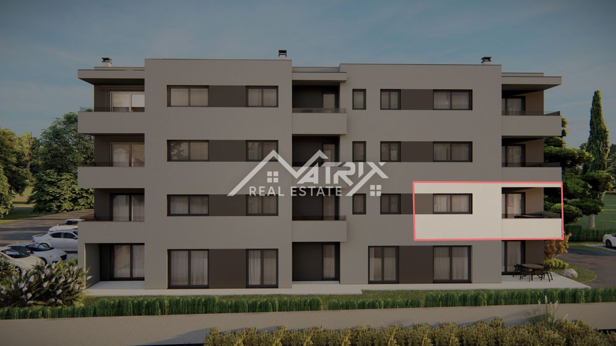 Poreč okolica, 2-sobno stanovanje v 1. nadstropju z dvigalom