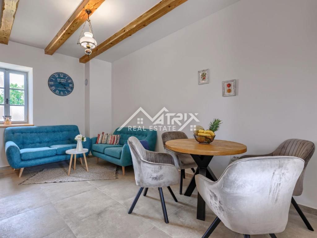 Poreč okolica, vrstna kamnita hiša z jacuzzijem