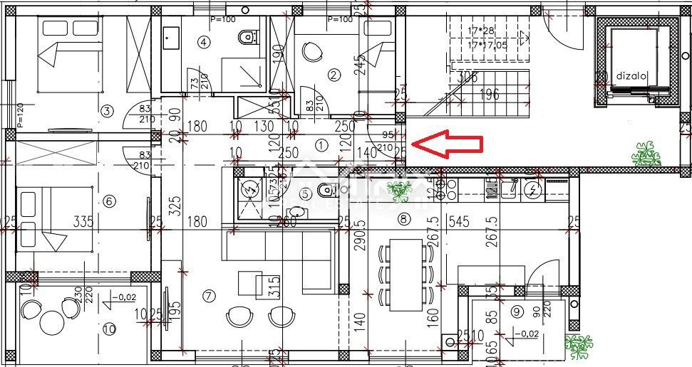 Poreč, 3-sobno stanovanje v pritličju z vrtom, Novogradnja!