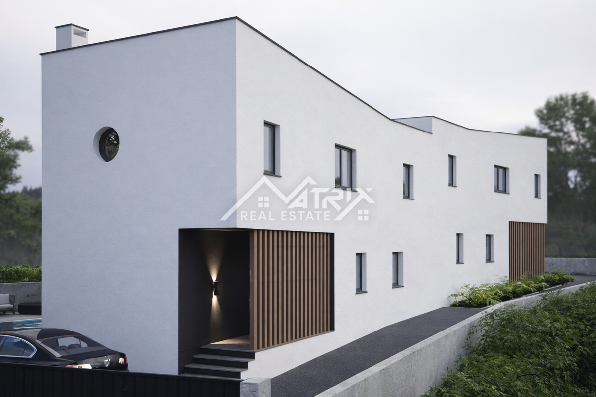 Medulin, moderna hiša z bazenom 1,5 km od morja! Novogradnja