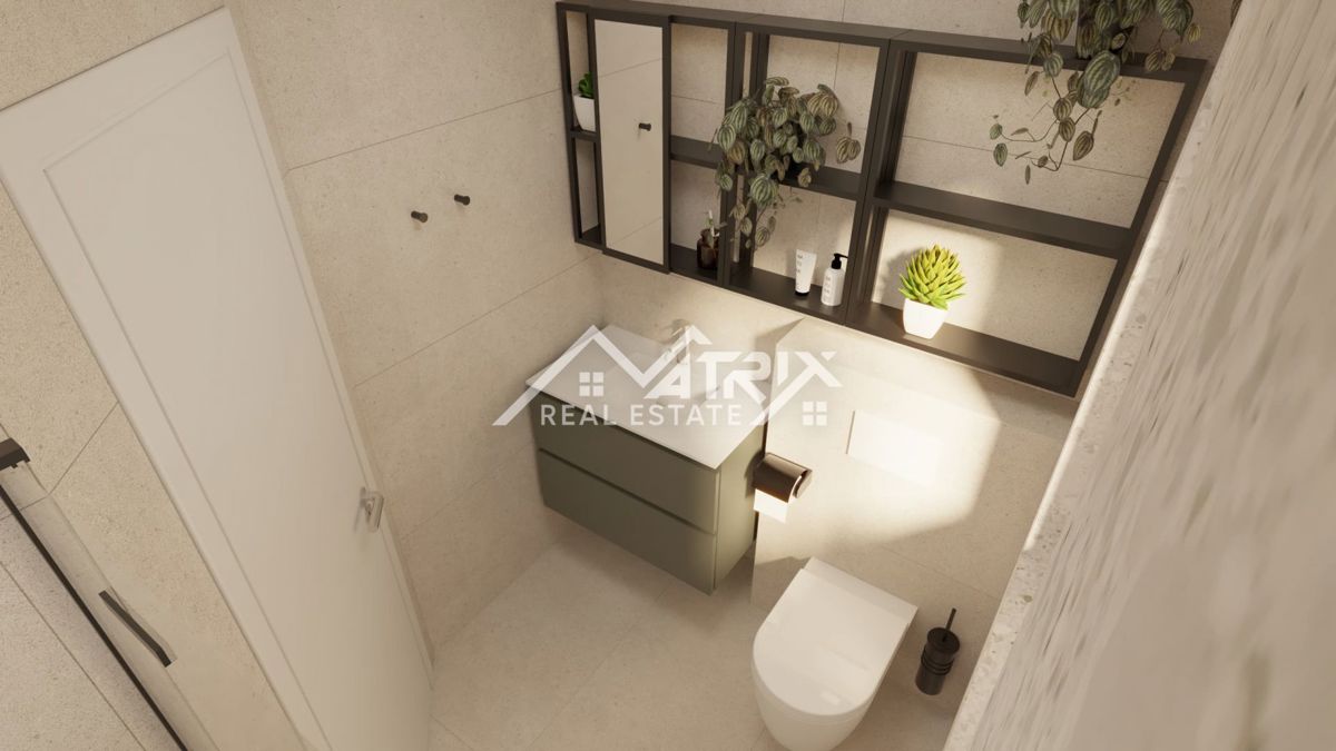 Medulin, penthouse s panoramskim razgledom, prvi vrsti do morja