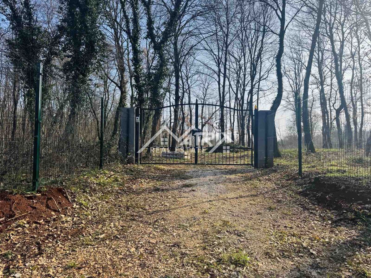 Umag – ograjena gozdna parcela 3.660 m² z vodnim priključkom na parceli, le 5 km od morja