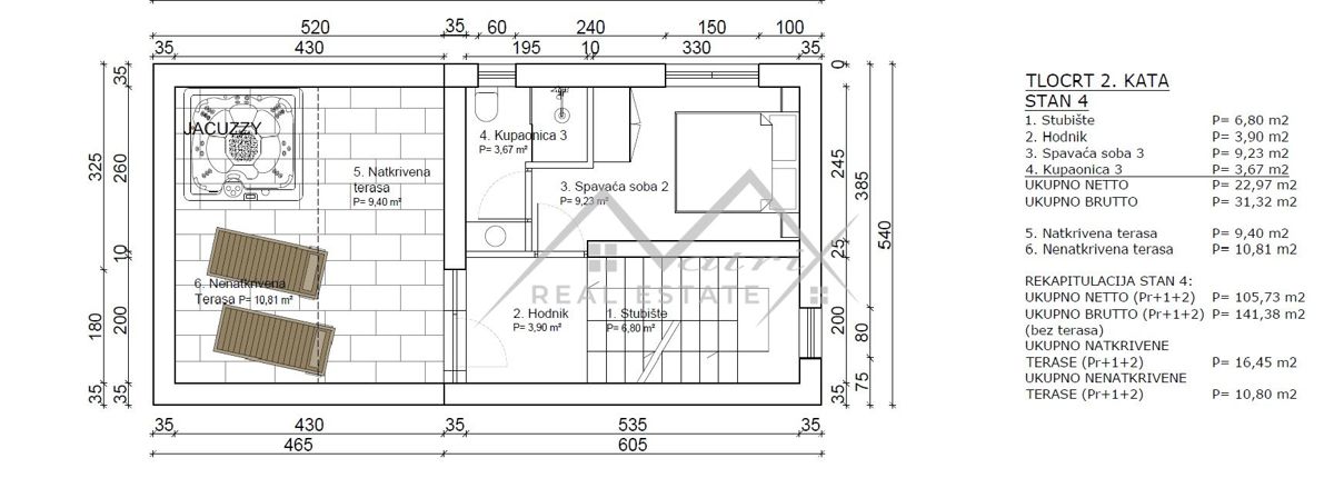 Stanovanje Poreč, 125m2