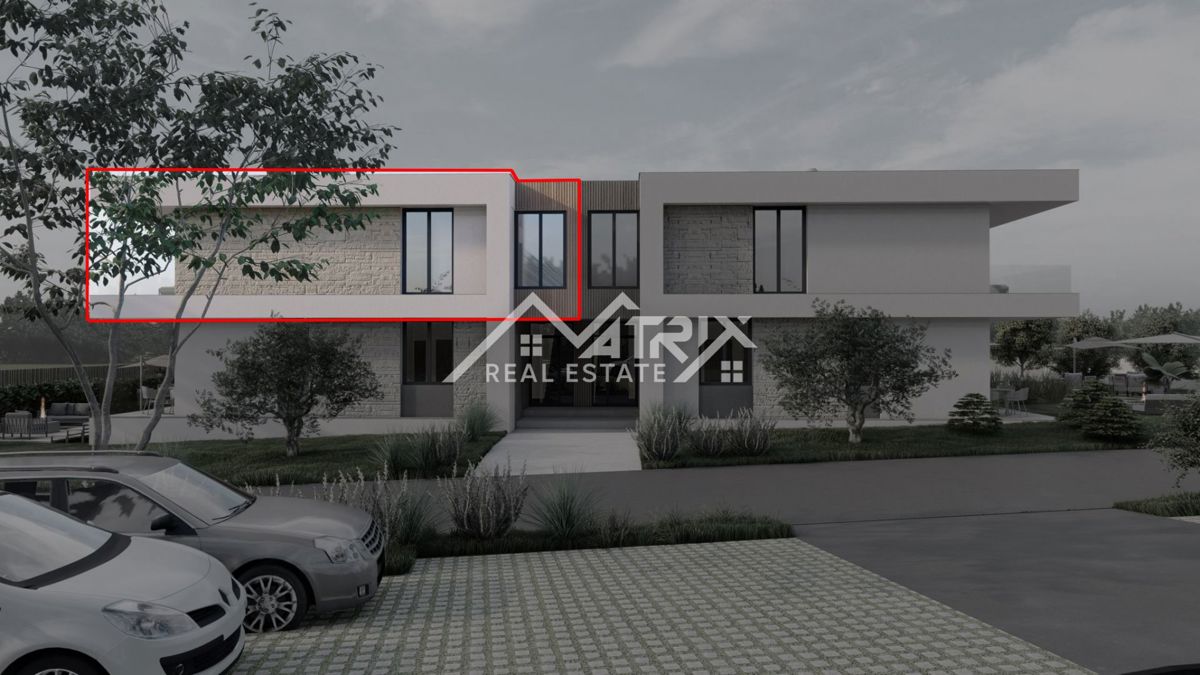 Okolica Rovinja, prostorno trisobno stanovanje s teraso