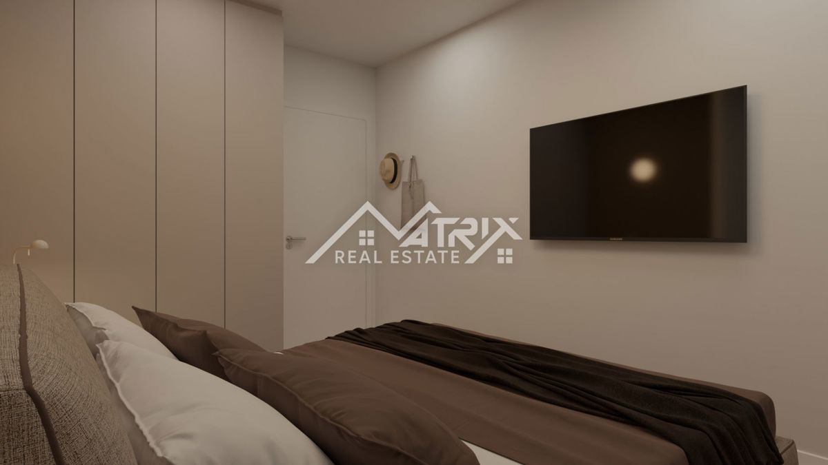 Medulin, penthouse s panoramskim razgledom, prvi vrsti do morja