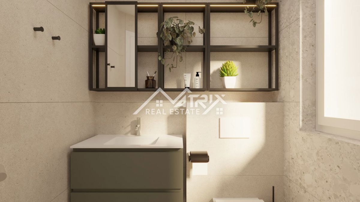 Medulin, penthouse s panoramskim razgledom, prvi vrsti do morja