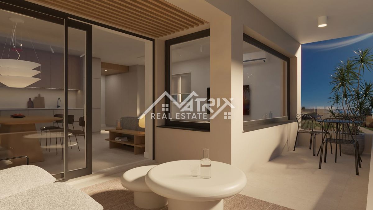 Medulin, penthouse s panoramskim razgledom, prvi vrsti do morja