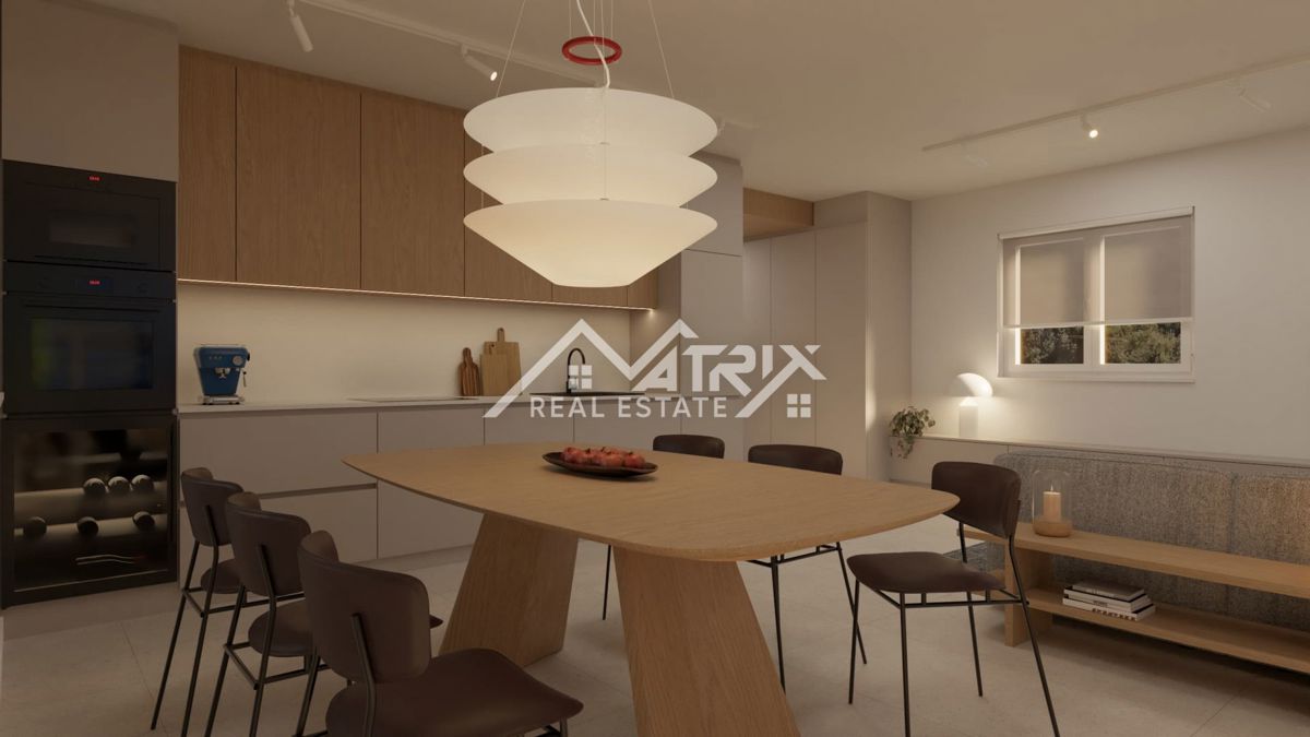 Medulin, penthouse s panoramskim razgledom, prvi vrsti do morja