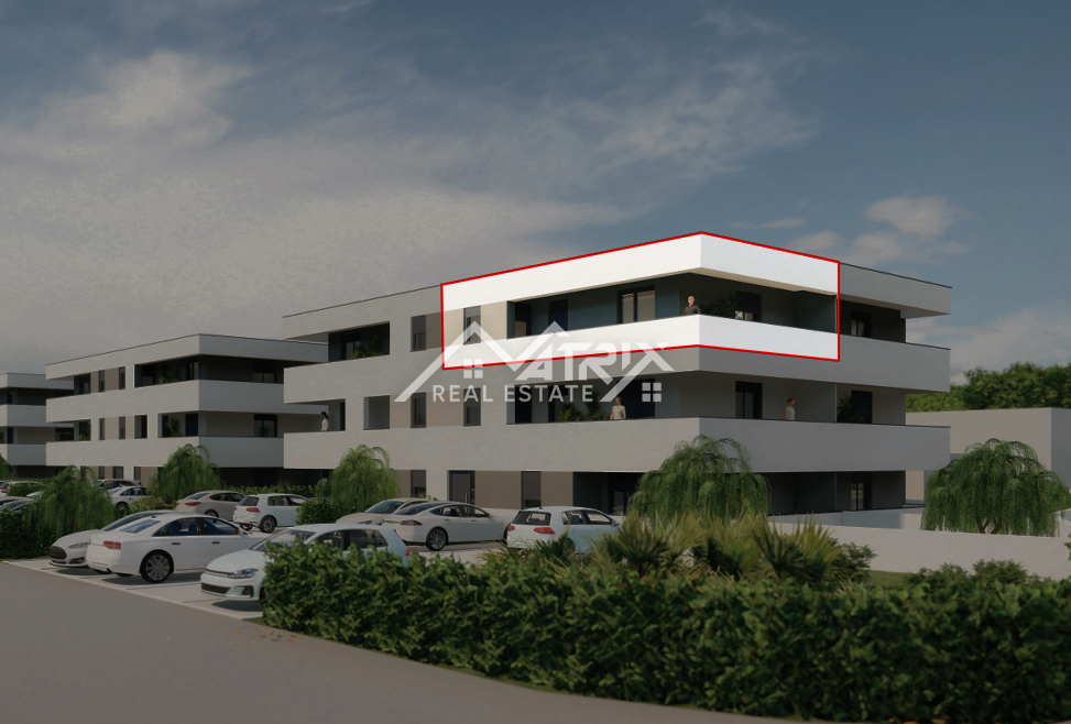 Območje Pule, 2. nadstropje stanovanje s teraso, parkirnim in shrambo