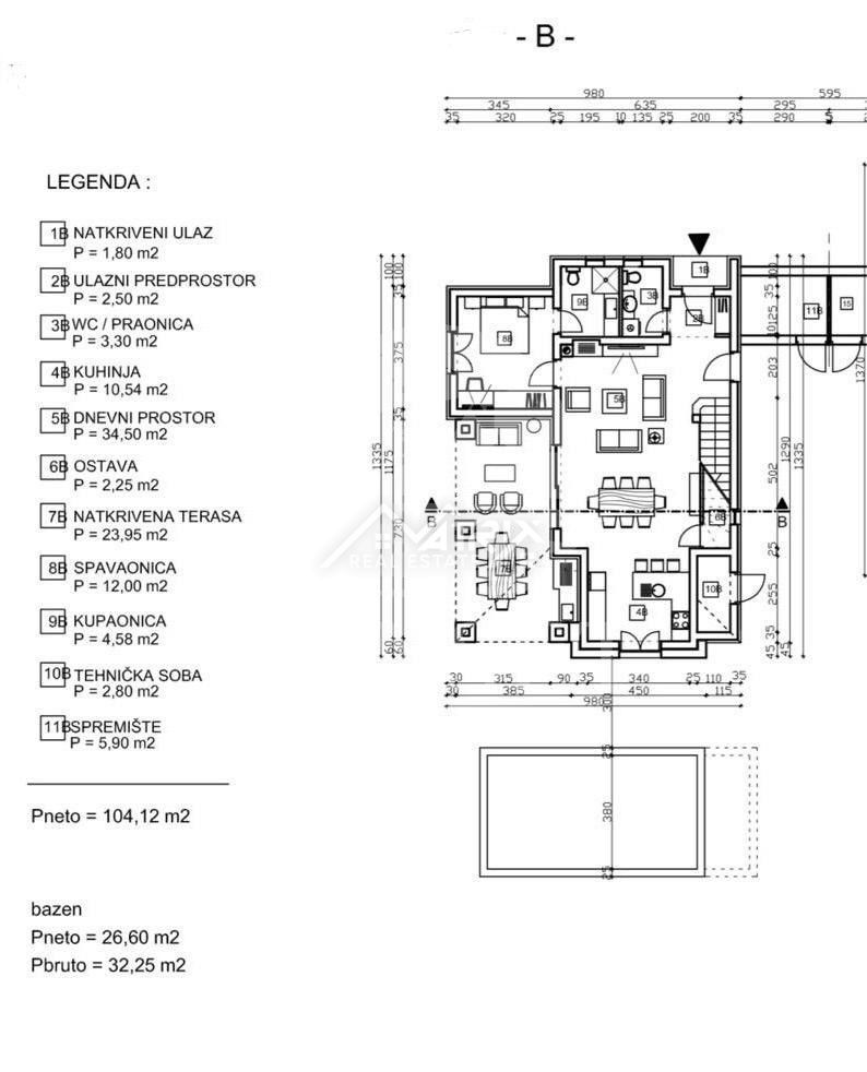 Novigrad okolica, dvojček v gradnji s pogledom na naravo
