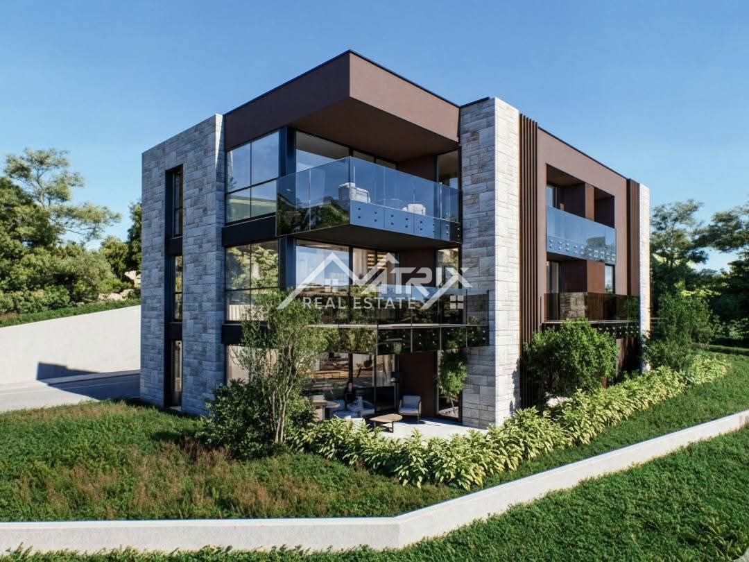 Labin, moderno 2-sobno stanovanje v pritličju novogradnje