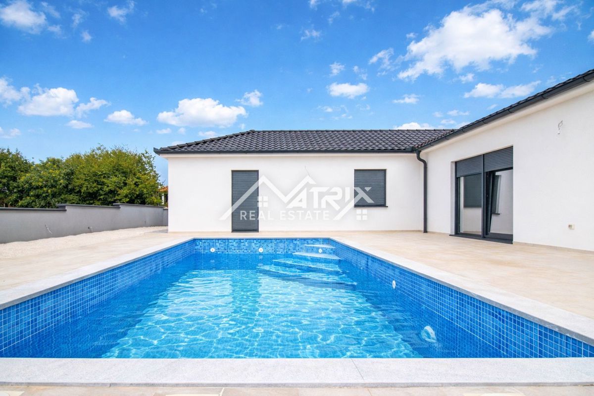 Marčana, enonadstropna hiša z bazenom, Novogradnja!