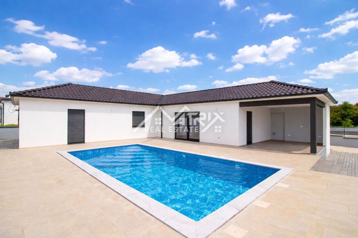 Marčana, enonadstropna hiša z bazenom, Novogradnja!