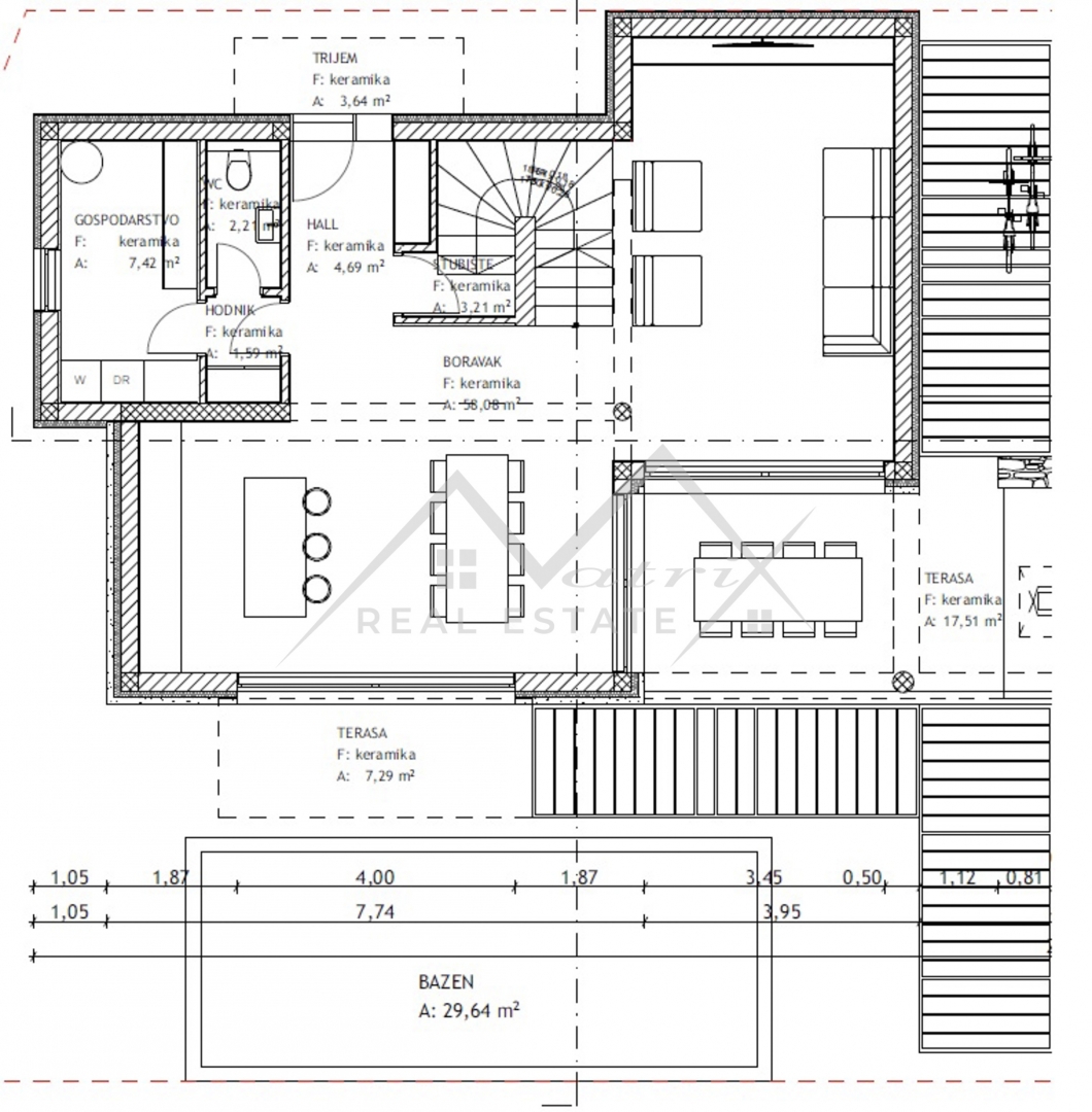 Hiša Poreč, 250m2