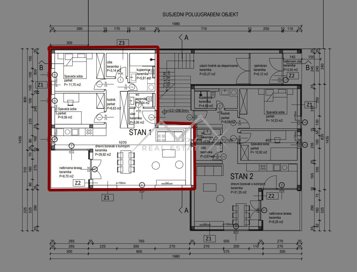 Stanovanje Rovinj, 90,46m2