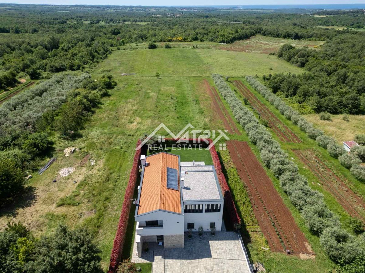 Poreč okolica, razkošna moderna vila s pogledom na morje