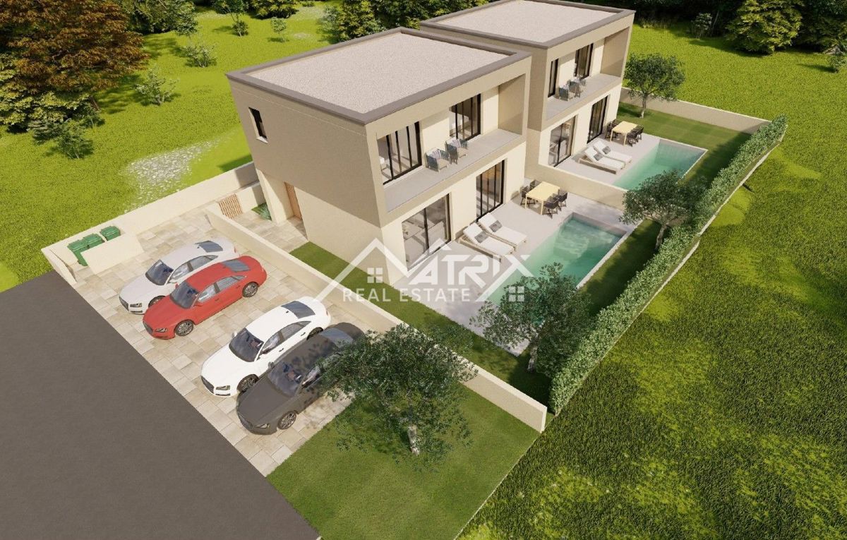 Okolica Poreča, hiša z bazenom na odlični lokaciji