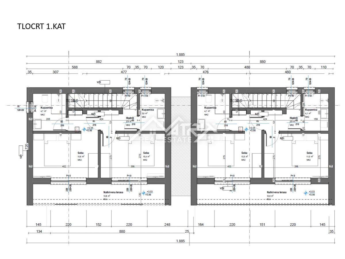 Okolica Poreča, hiša z bazenom na odlični lokaciji