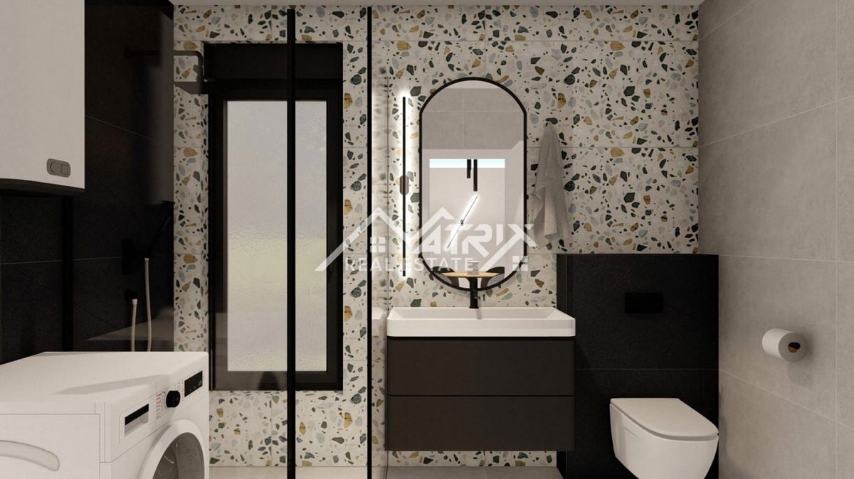 Pula, stanovanje v pritličju z veliko teraso in vrtom, novo