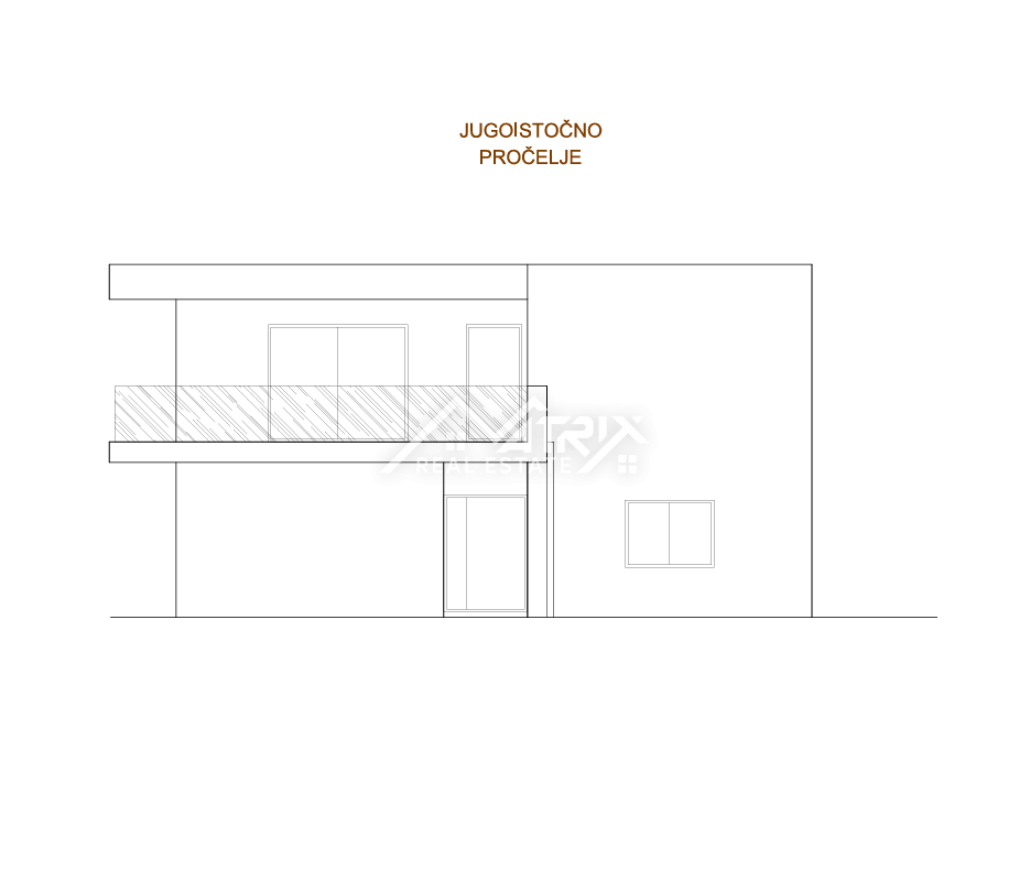 Pula, sodobna hiša z bazenom in teraso