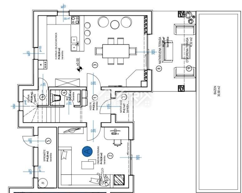 Poreč, luksuzna vila z bazenom le 4 km od centra, Novo!
