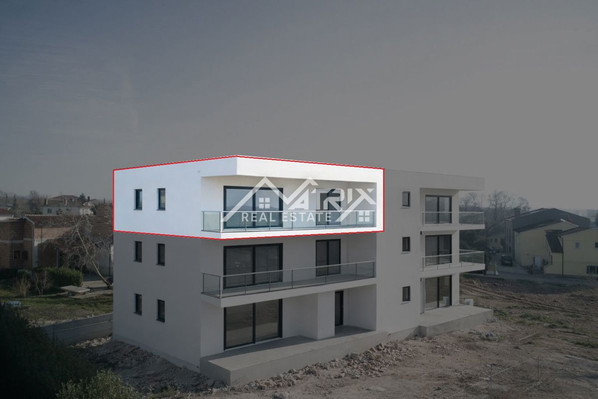 Poreč, Penthouse z 2 spalnicama in pogledom na morje