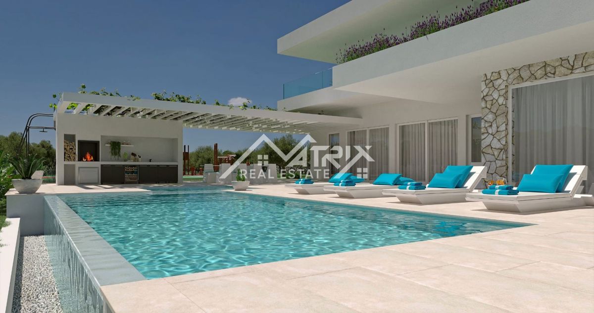 Poreč, Ekskluzivna vila z bazenom in pogledom na morje